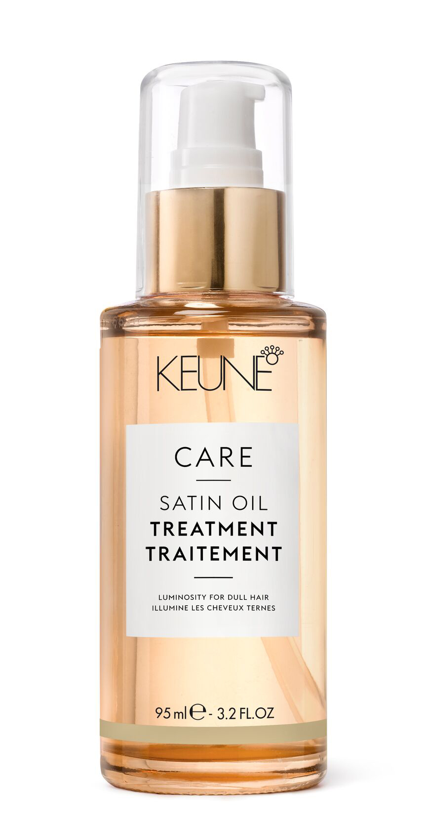 CARE SATIN OIL TREATMENT: Das ideale Haarpflegeprodukt für alle Haartypen. Mit Anti-Frizz-Wirkung, leicht anzuwenden und nicht fettend.  Pflegt die gespaltenen Haarspitzen. Auf keune.ch.