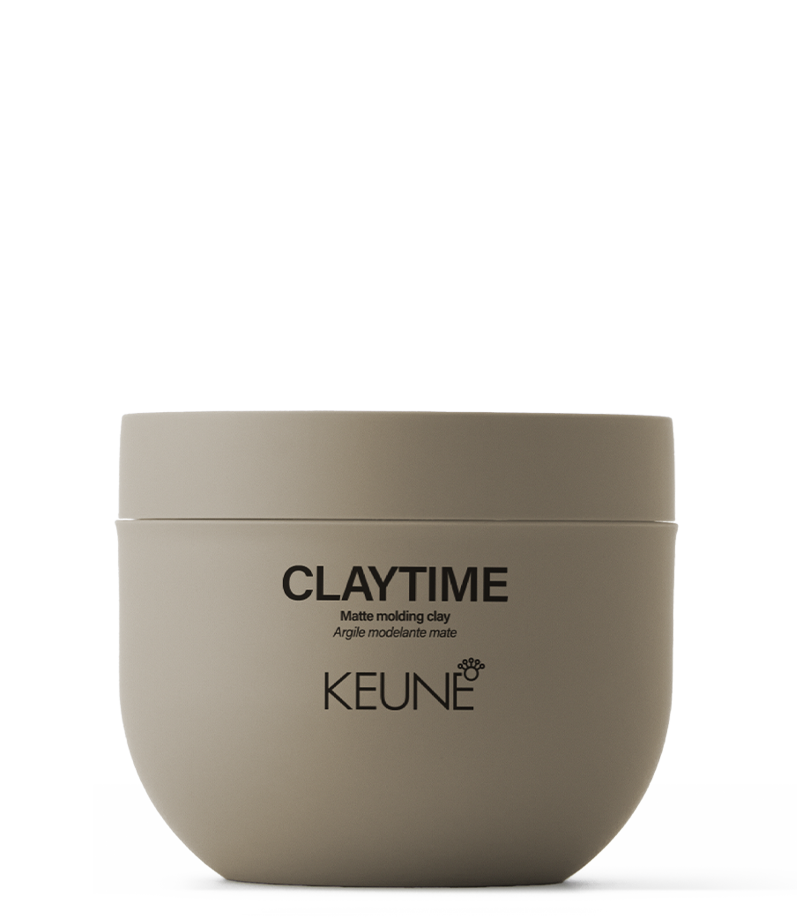 Keune Claytime: Ideal für Haarstyling, bekämpft Fett und ermöglicht vielseitige Texturen mit Matt-Effekt.